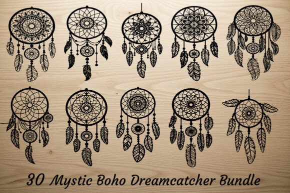 Download 30 Mystic Boho Dreamcatcher Bundle - Boho dreamcatcher Collection