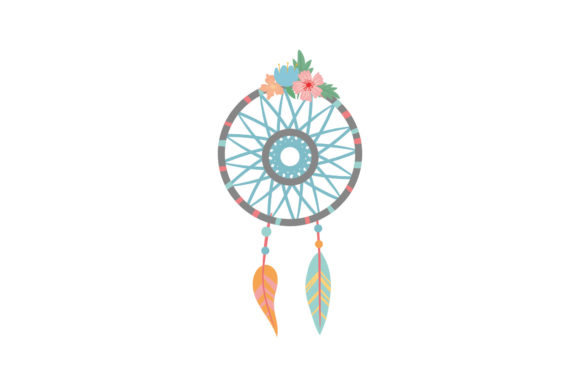 Download Boho Dreamcatcher with Feathers - Premium Resources