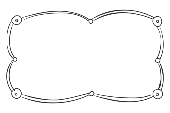 Download Decorative Round Shape Frame. Doodle Lin - Shape Collection